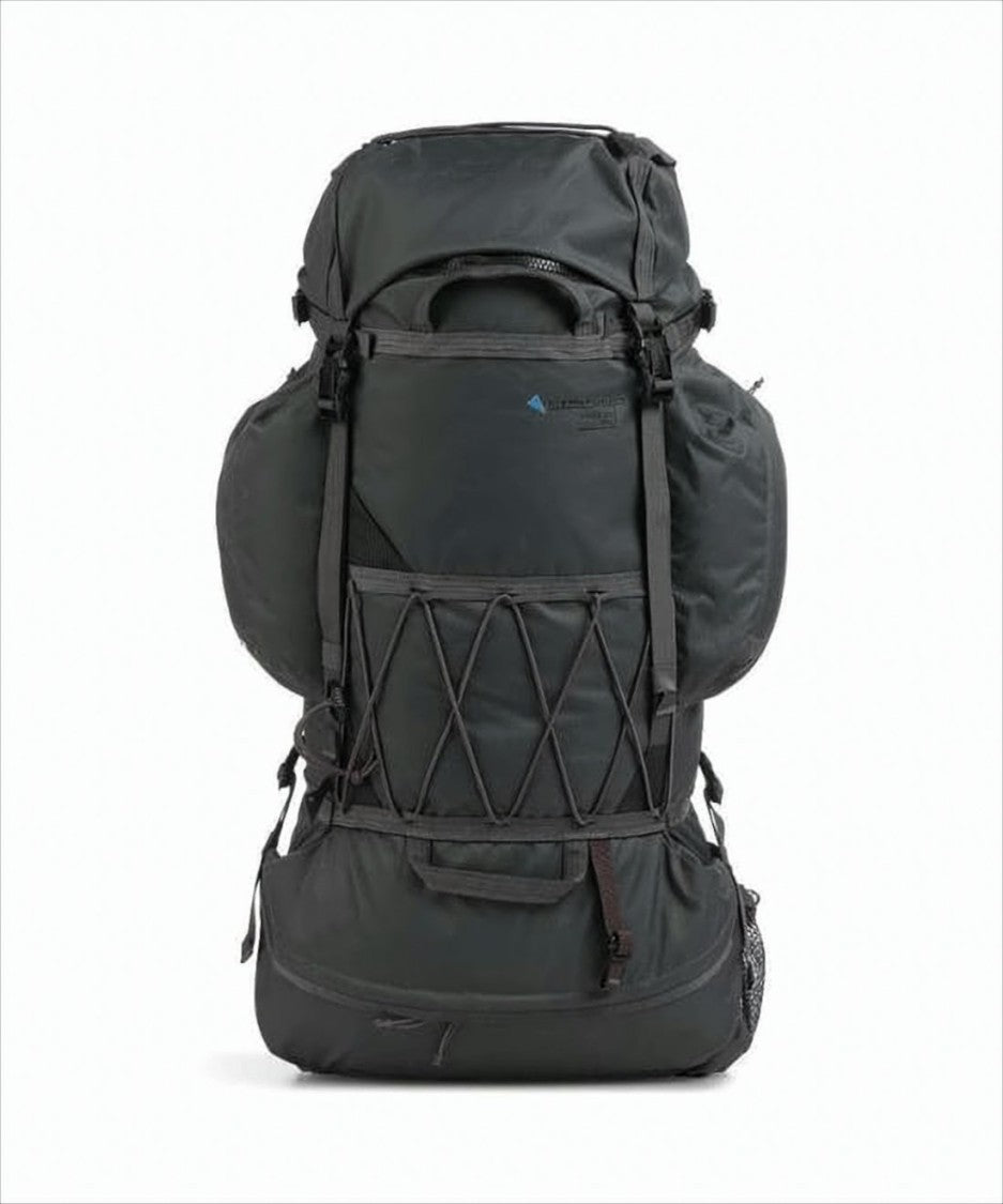 Multi-Compartment Black Backpack with Padded Support