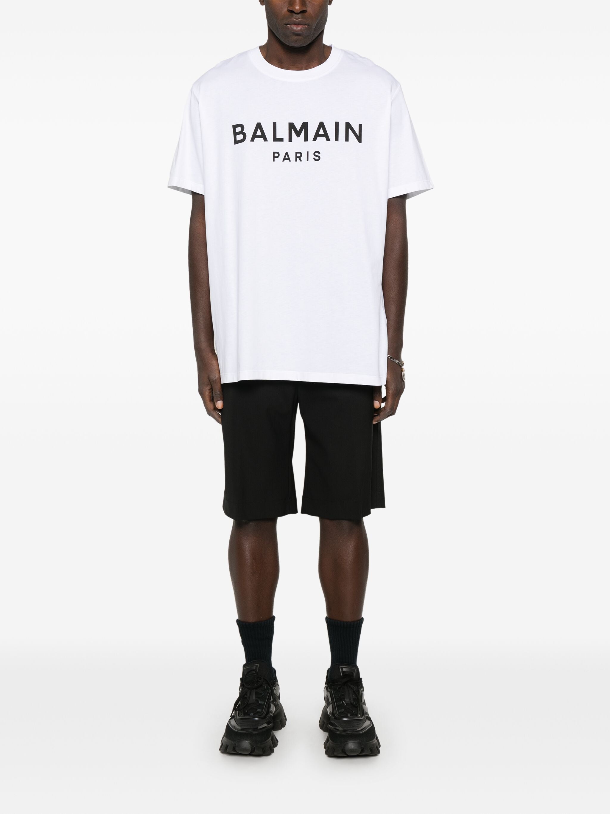 White T-Shirt Organic Cotton Logo T-Shirt