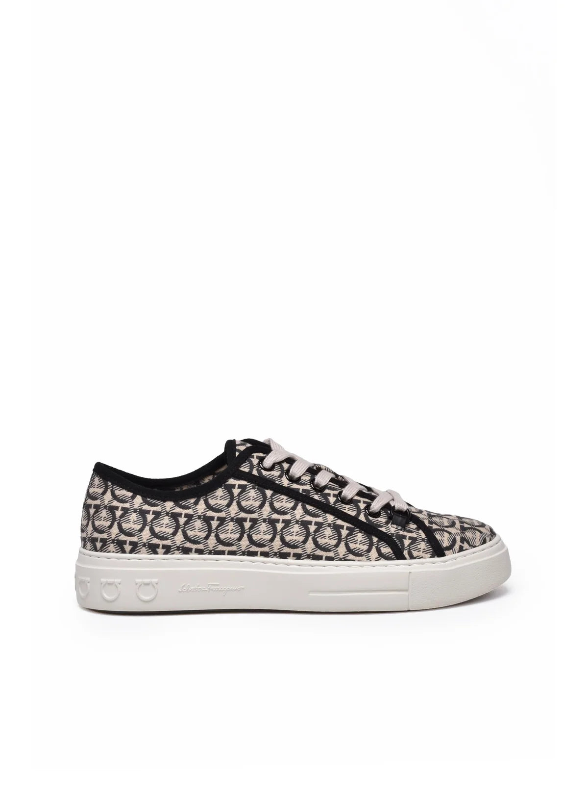 Anson Canvas Sneaker - Black/Beige