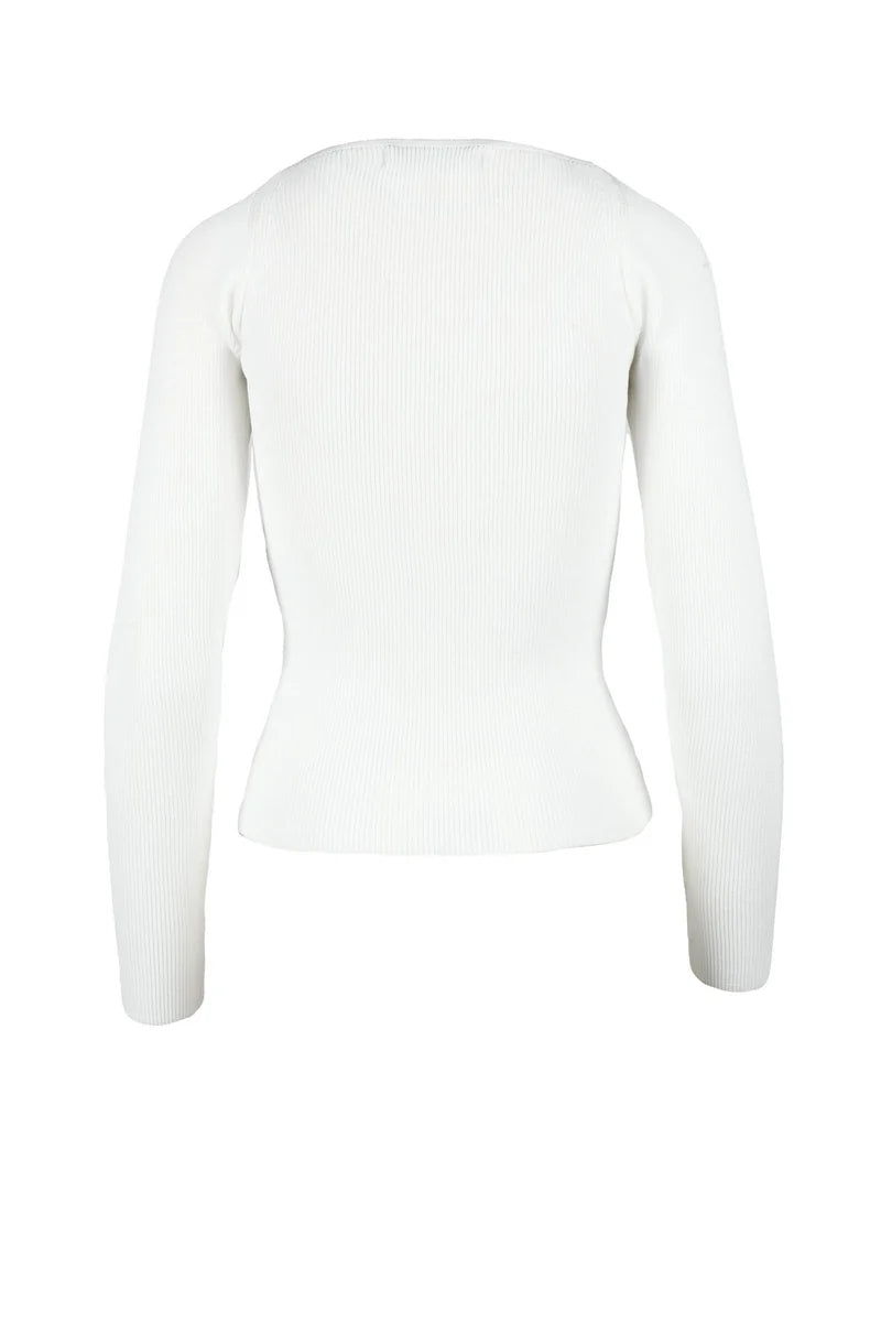 Crewneck Sweater - White