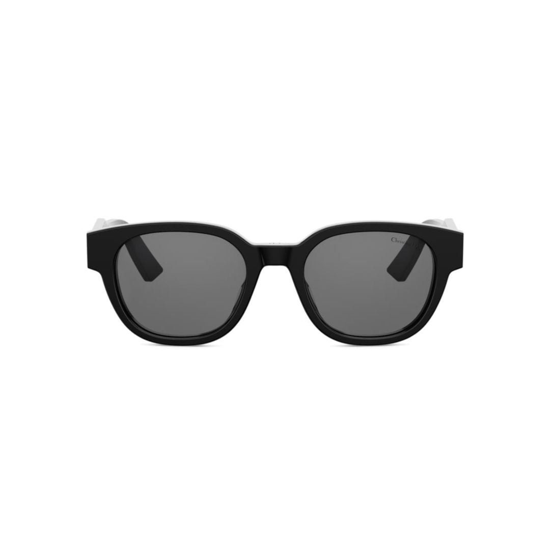 Christian  Label R1i Bold Rectangular Frame Sunglasses