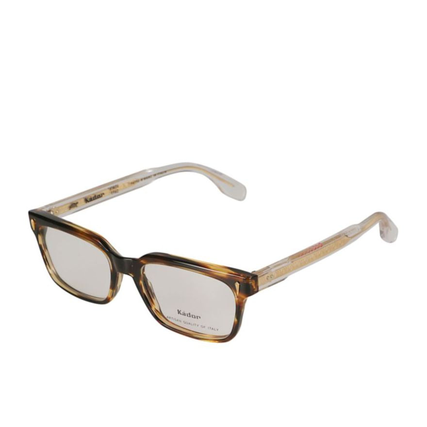 Pekigno-53 Rectangular Tortoiseshell Sunglasses with Translucent Temples
