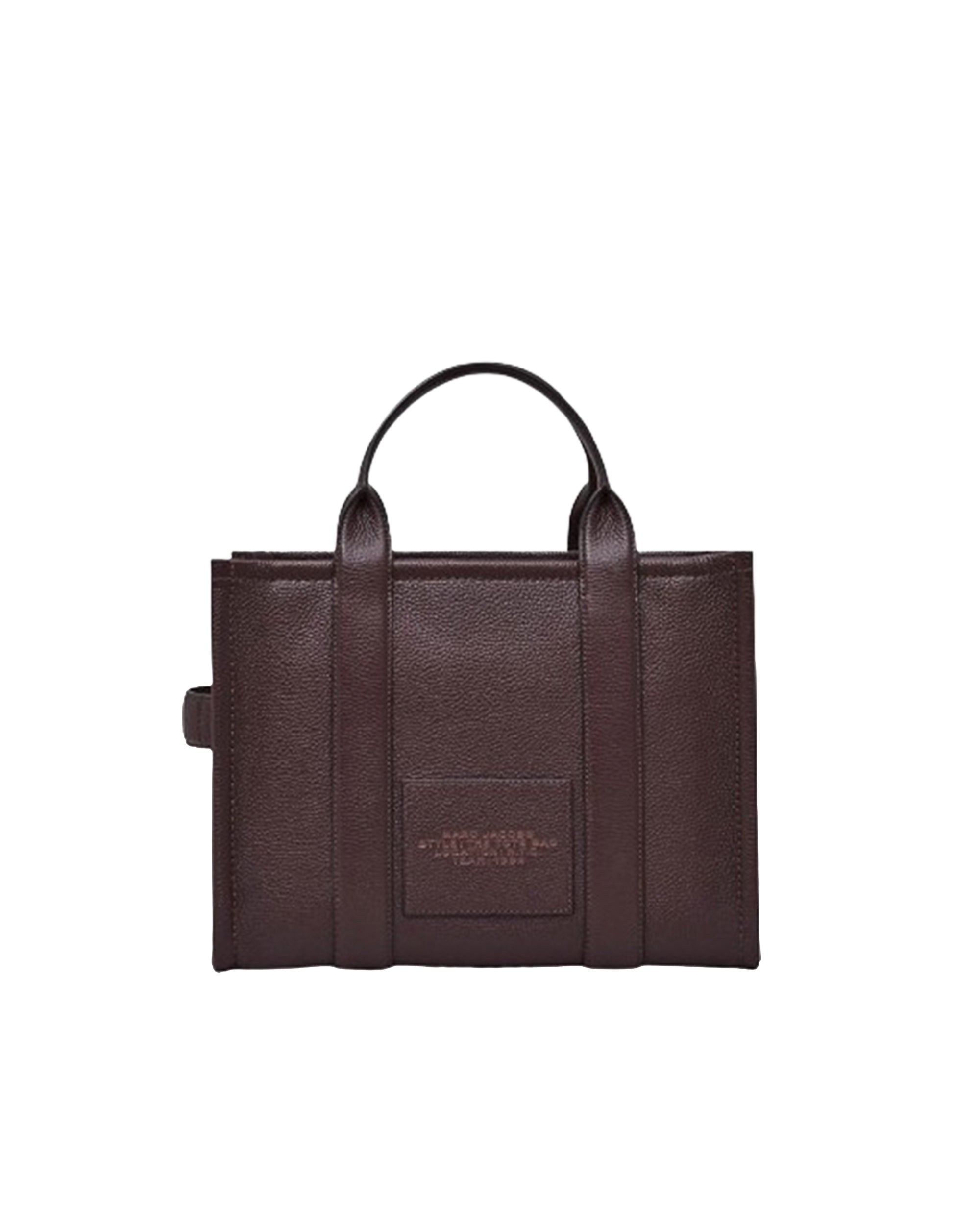 Textured Leather Medium Tote Bag with Adjustable Strap