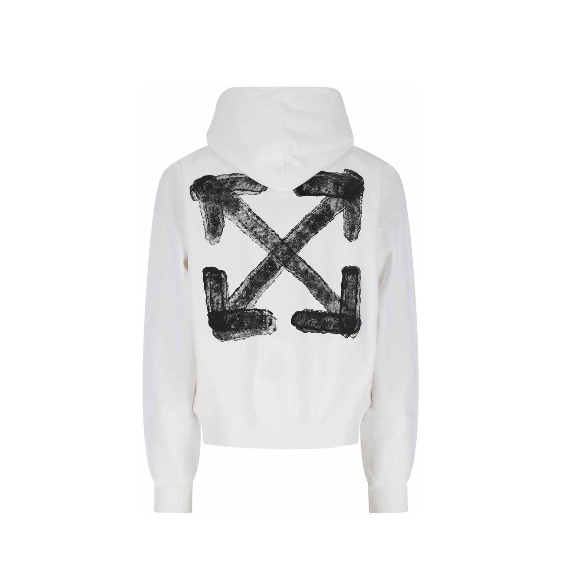 Artistic Arrow Design Hooded Sweatshirt