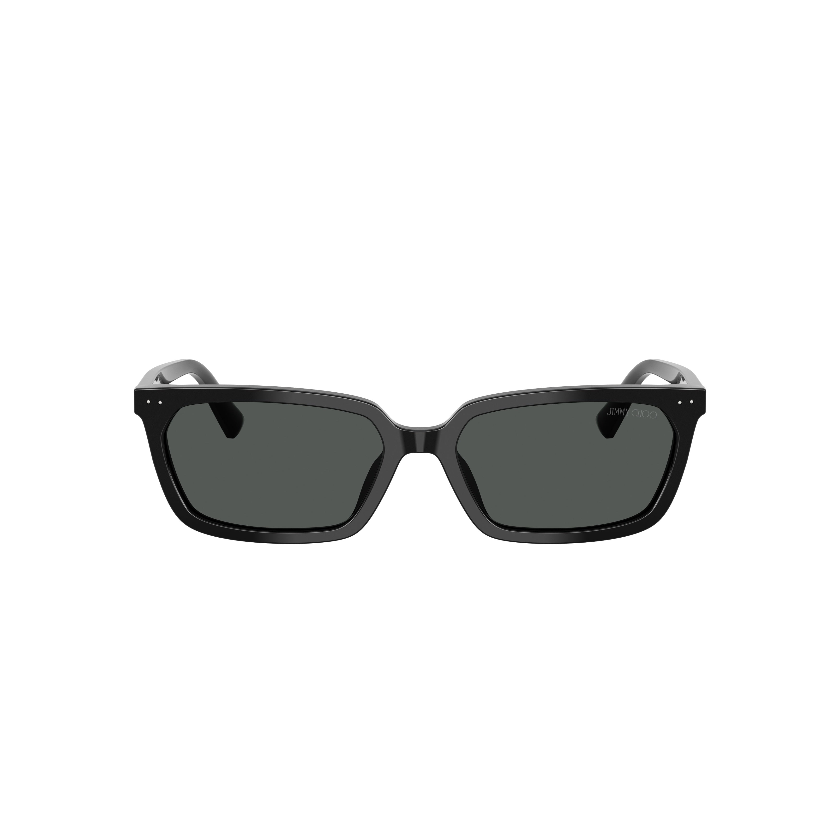 0jc5050u Bold Rectangular Acetate Sunglasses