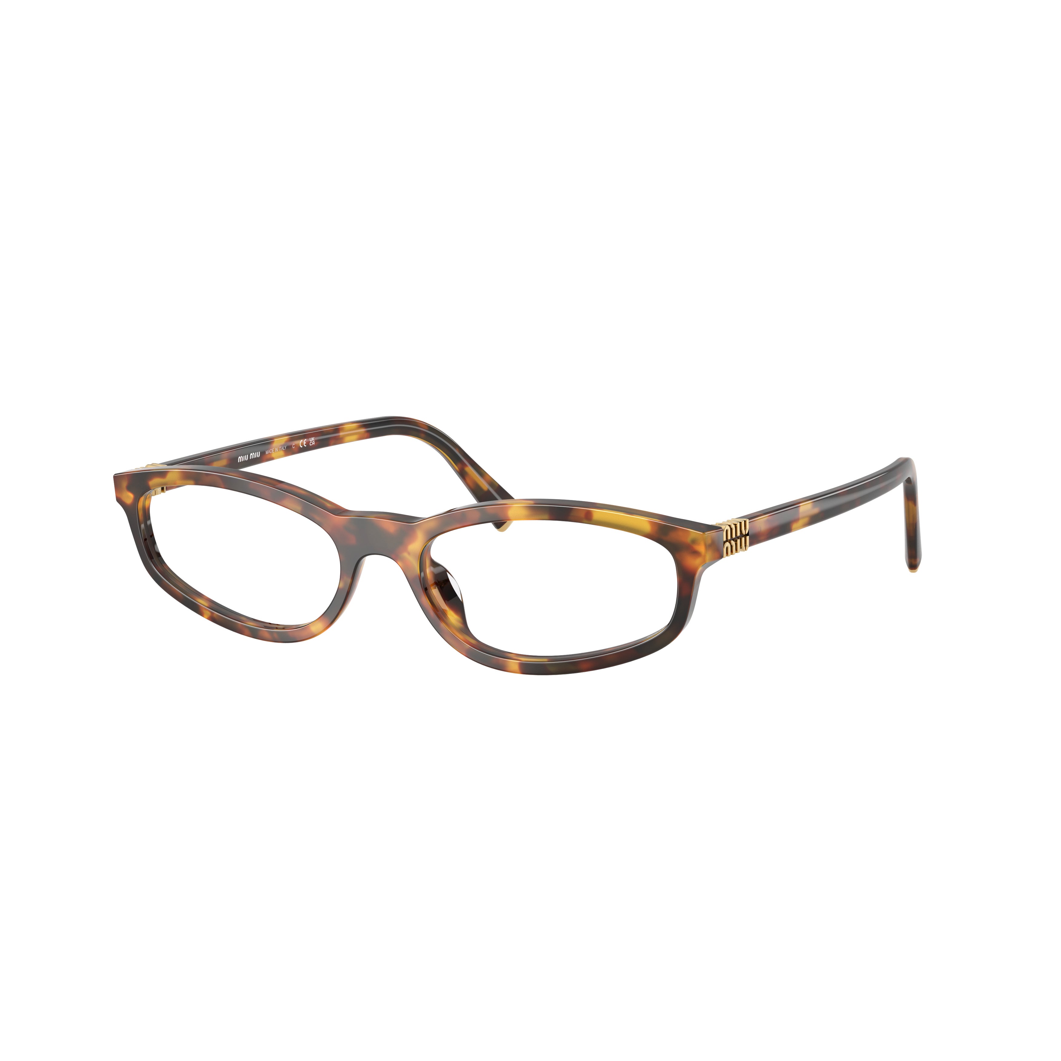 0mu 01zv Rectangular Tortoiseshell Acetate Eyeglasses