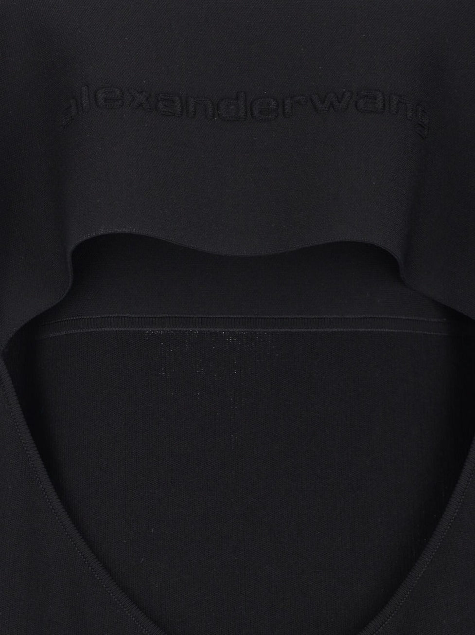 Logo Midi Dress – Black