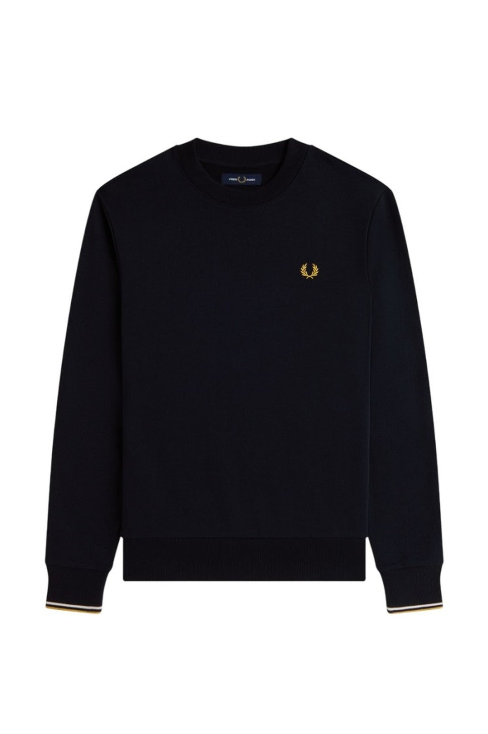 Regular Fit Black Hoodie With Ribbed Edges