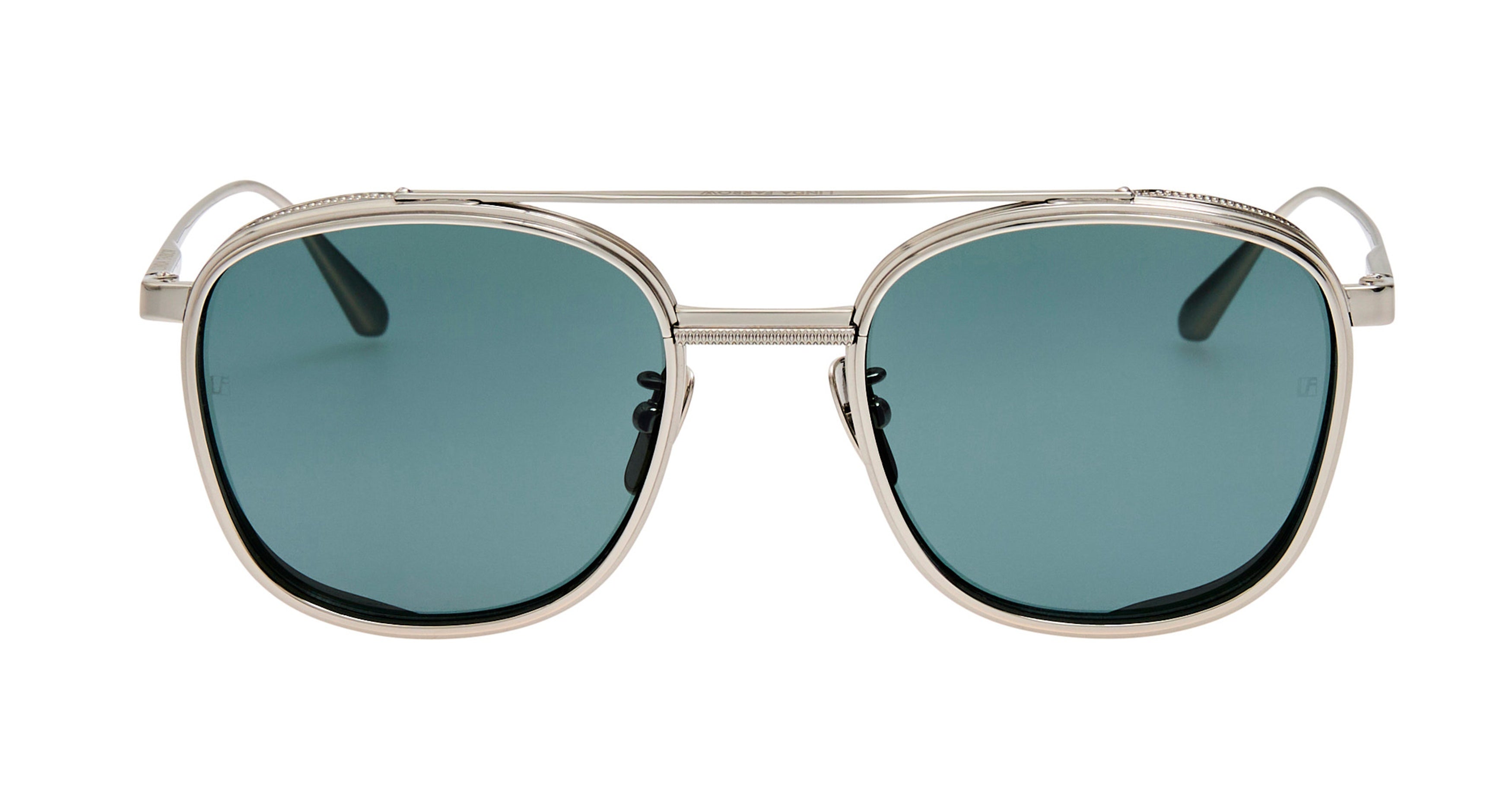 Lfl Titanium Frame Sunglasses with Oval Lenses