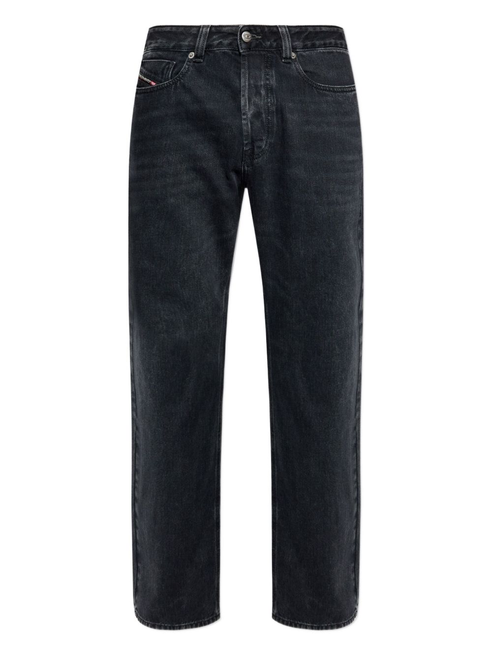 Relaxed Fit Black Jeans