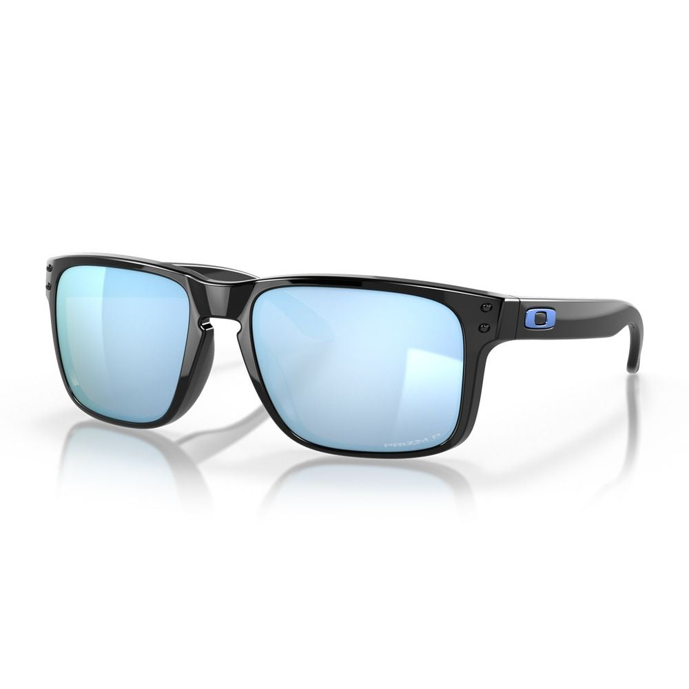 Oo9102 - Holbrook Glossy Black Rectangular Sunglasses