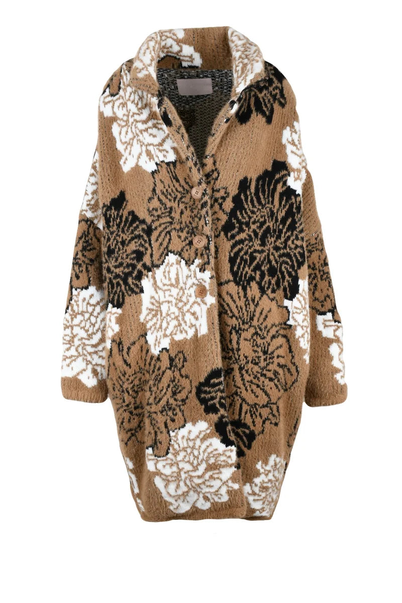 Wool Coat - Beige/Brown