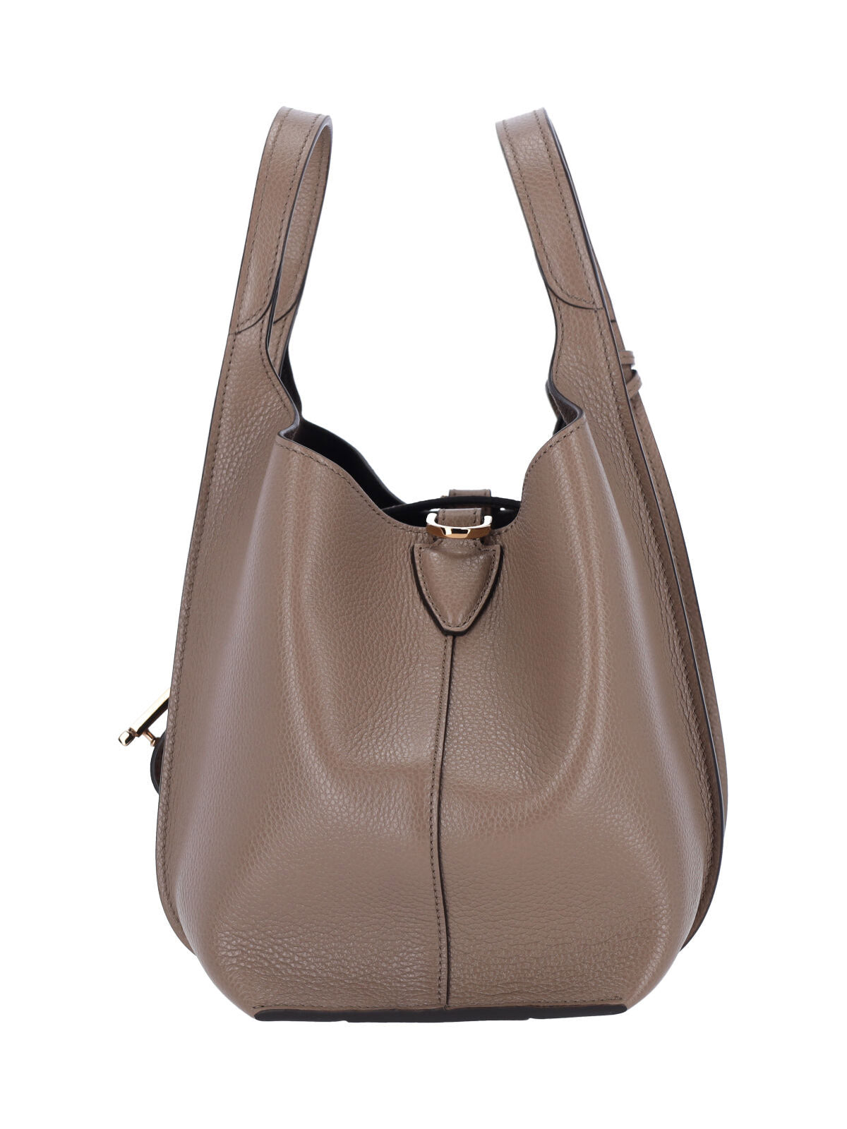 Mini Bag In Taupe Calfskin