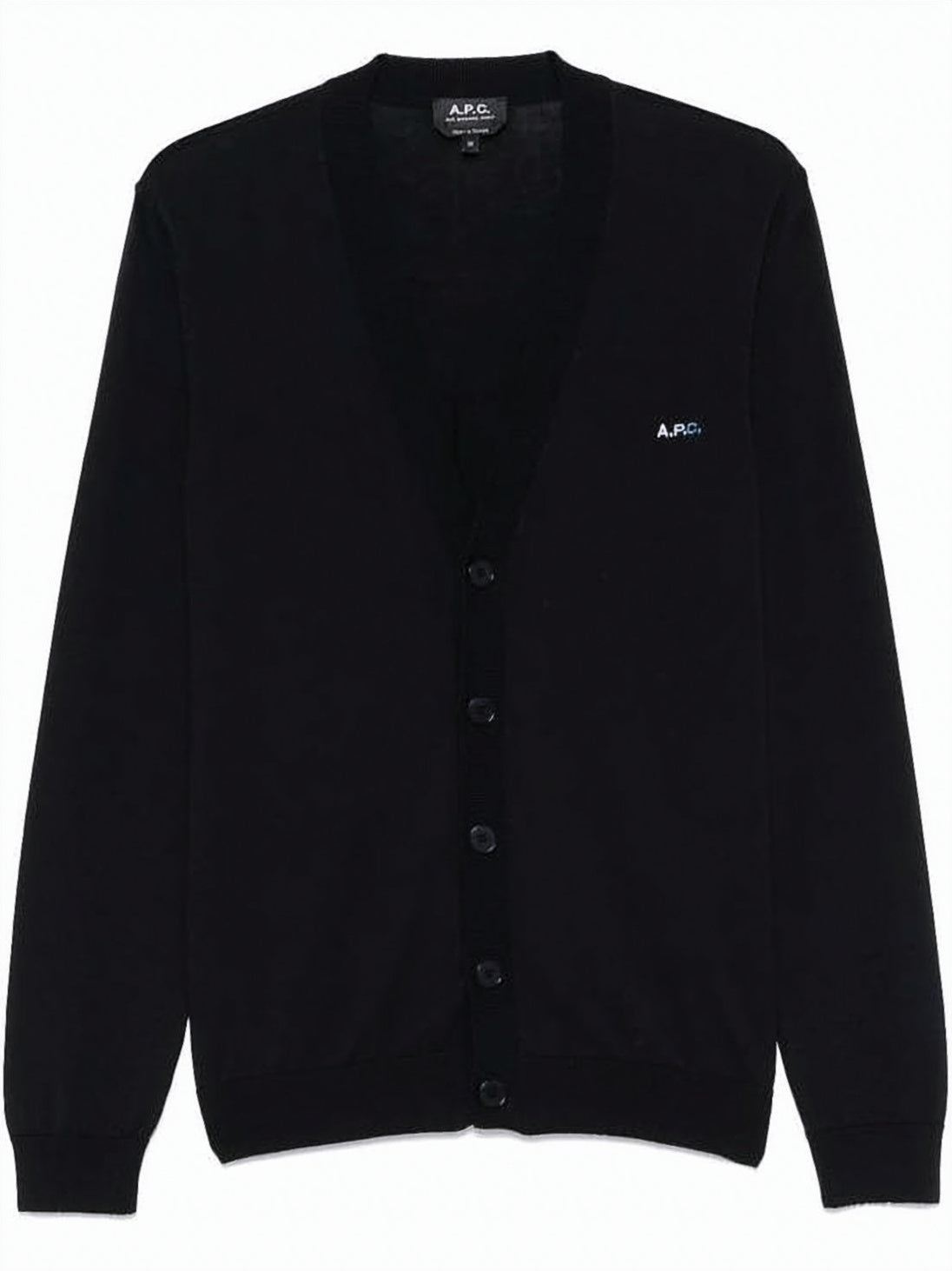 Deep V-Neck Button-Down Cardigan