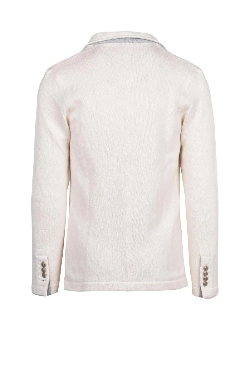 Wool Jacket Buttons - White