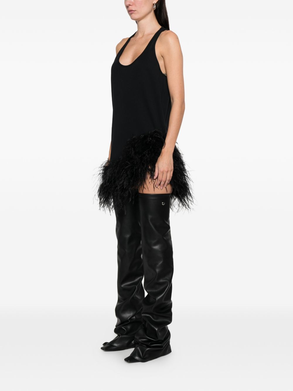 Sleeveless Black Mini Dress