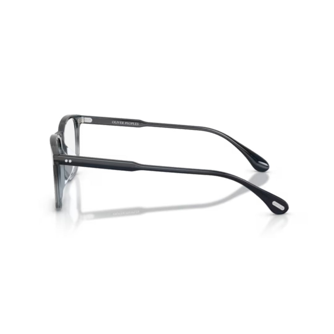 0ov5603u Rectangular Acetate Eyeglasses with Metallic Accents