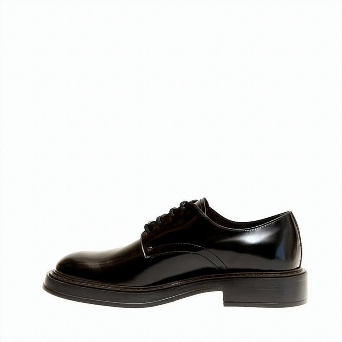 Polished Leather Lace-Up Dress Shoes