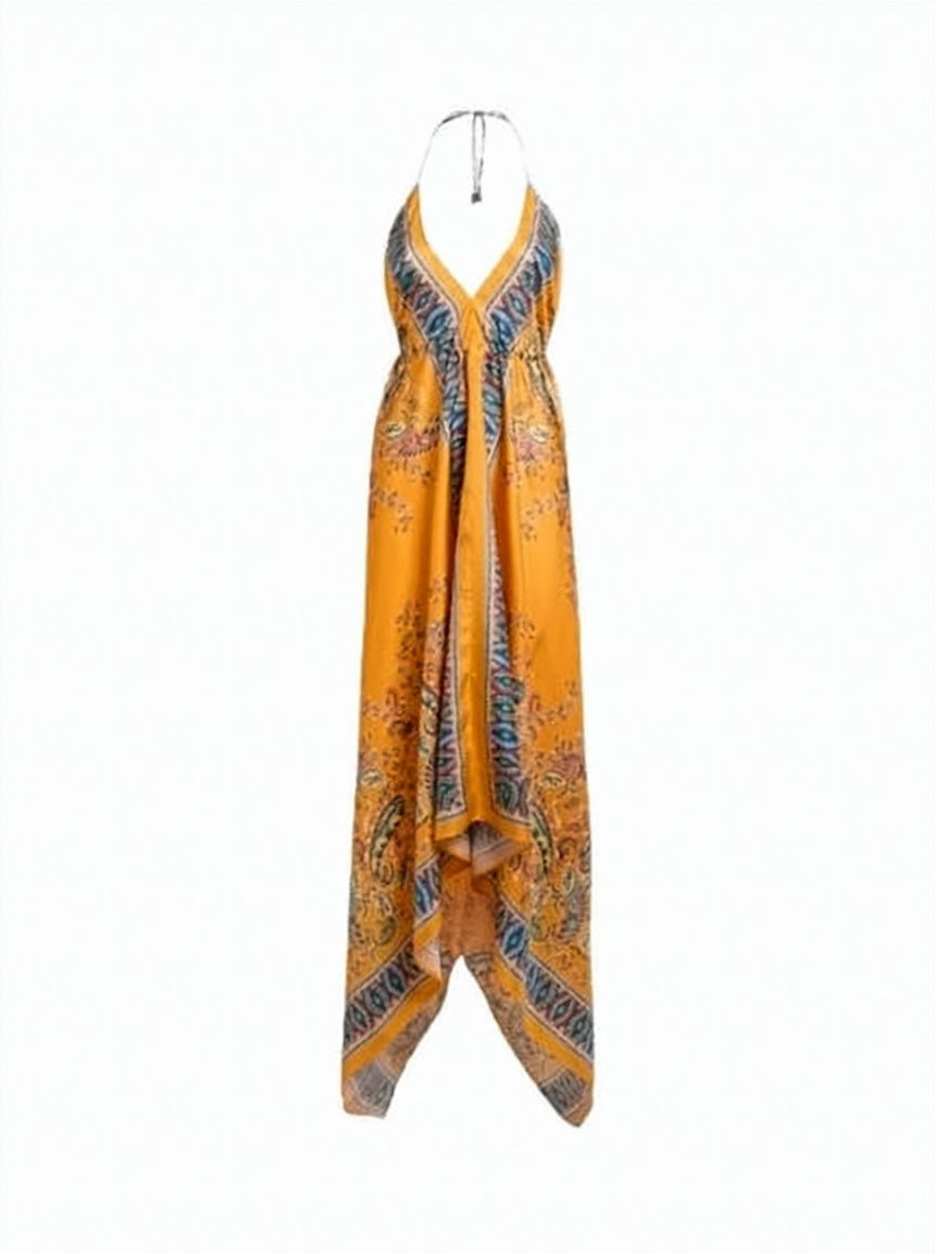 Maxi Dress With Open Back