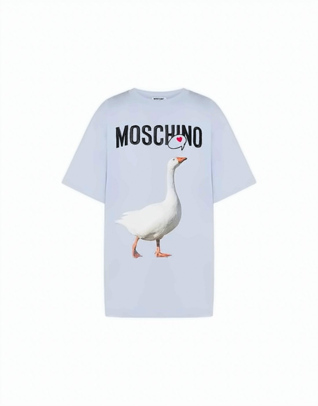 Short-Sleeved T-Shirt with Goose Graphic