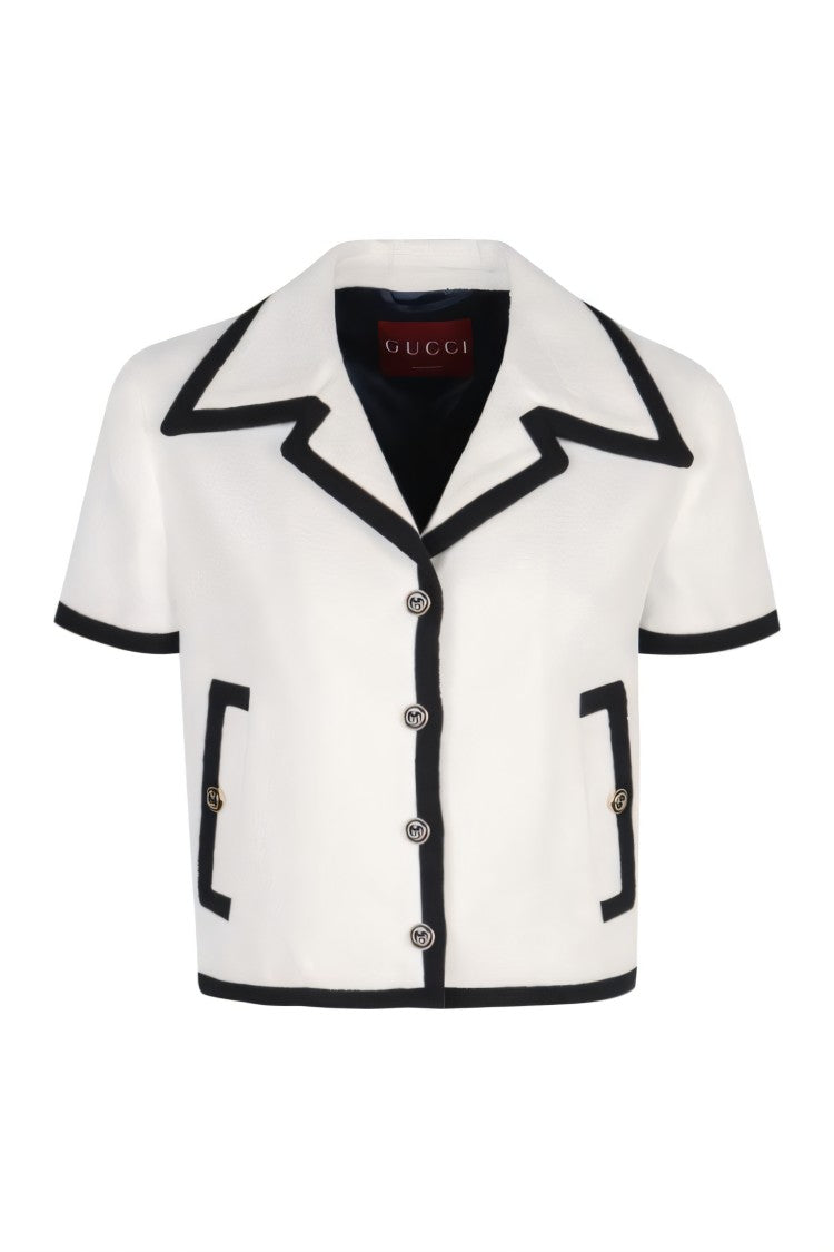 Cropped White Jacket