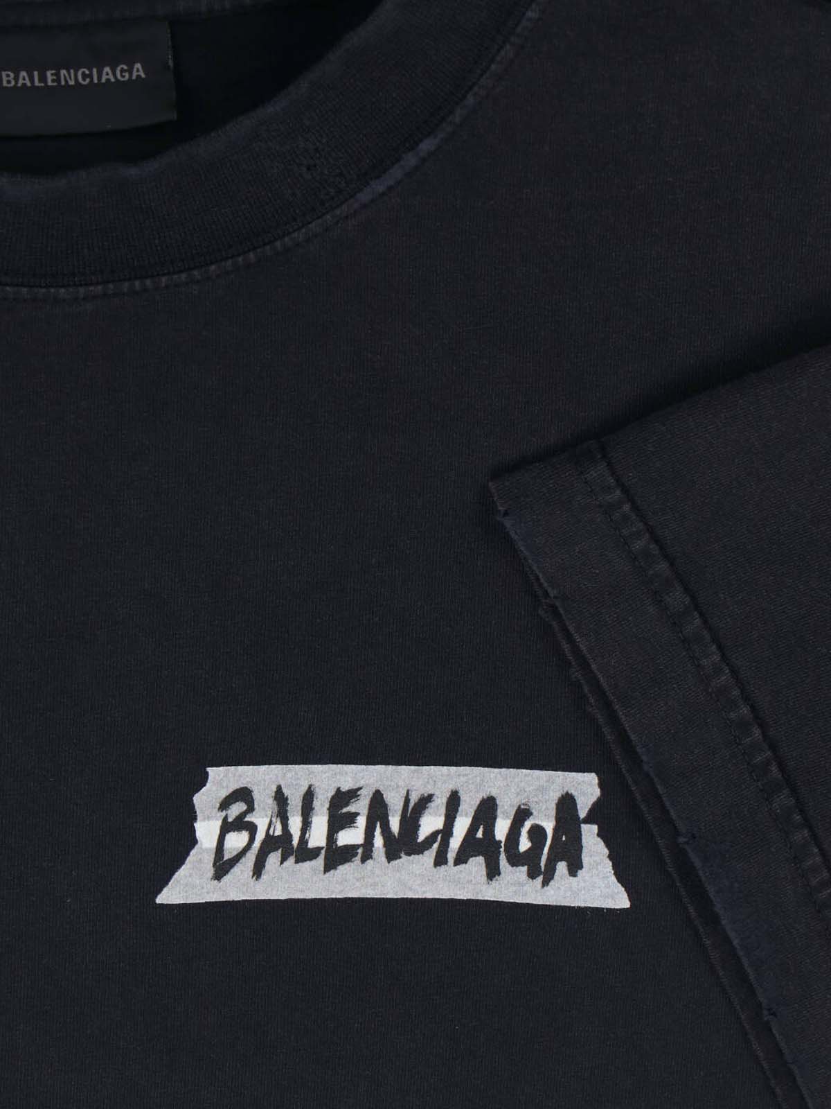 "Masking Tape" T-Shirt – Black