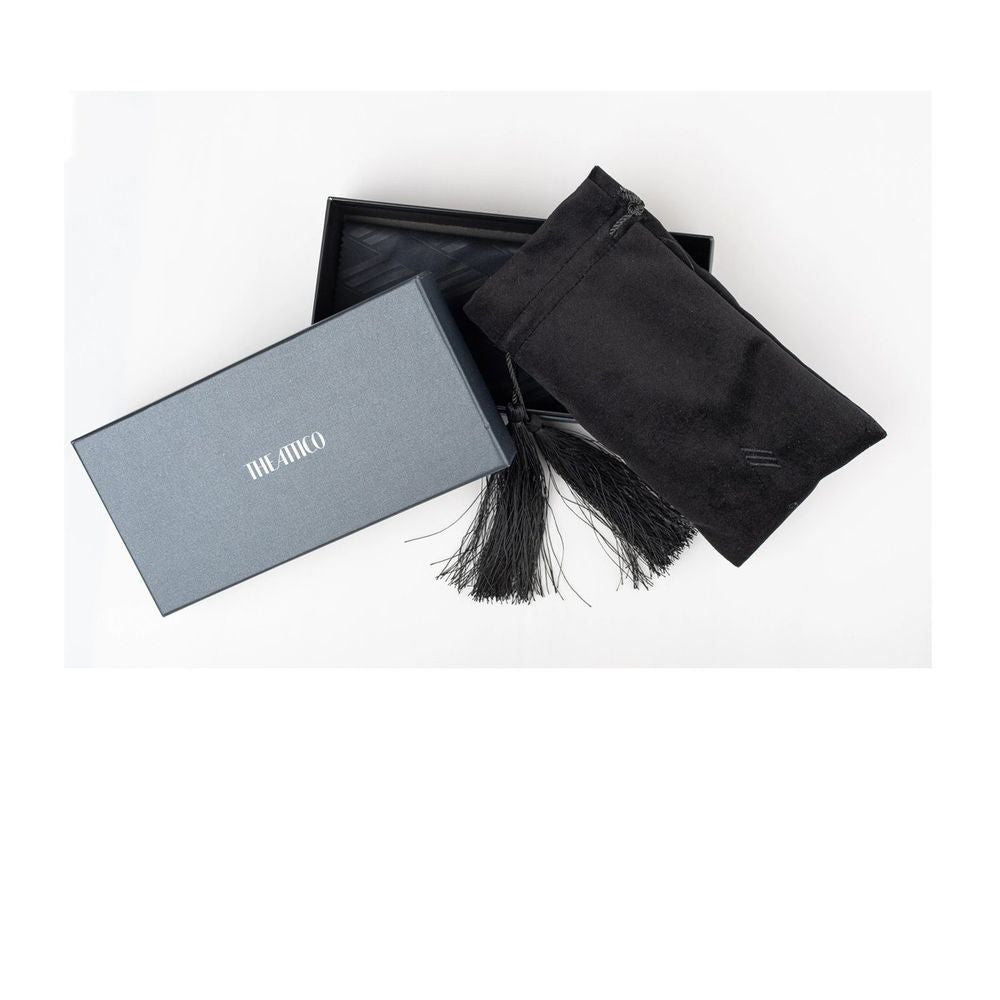 Marfa C1 Glossy Black Rectangular Sunglasses