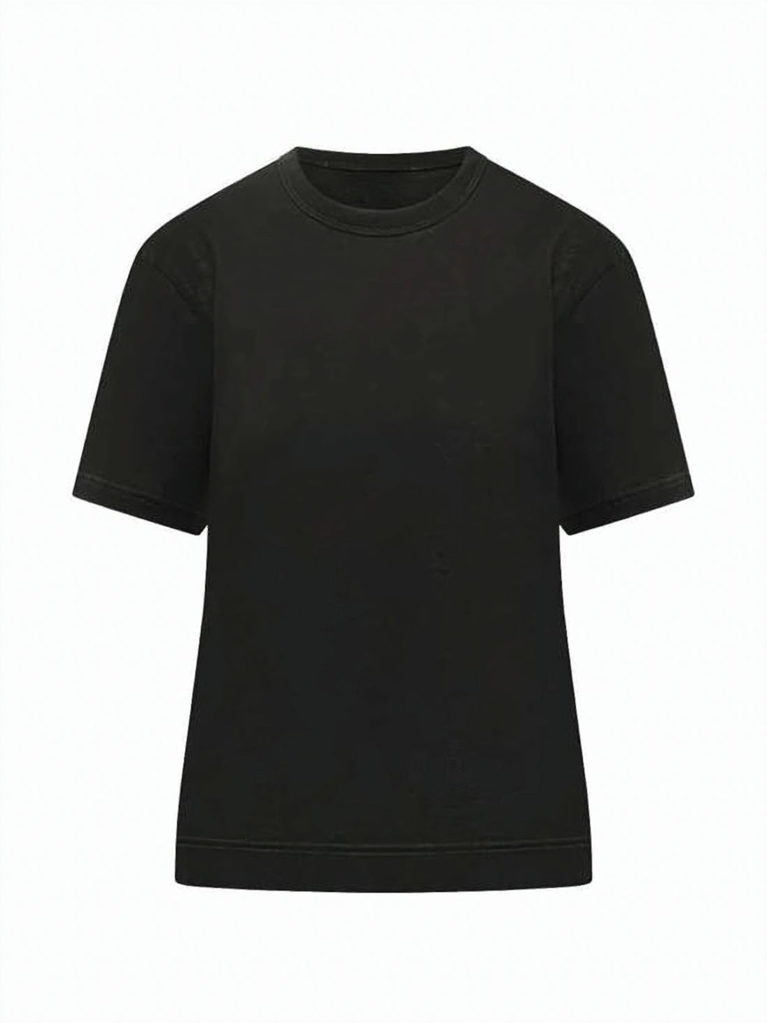 Minimalist Black Short-Sleeve Crew Neck T-Shirt