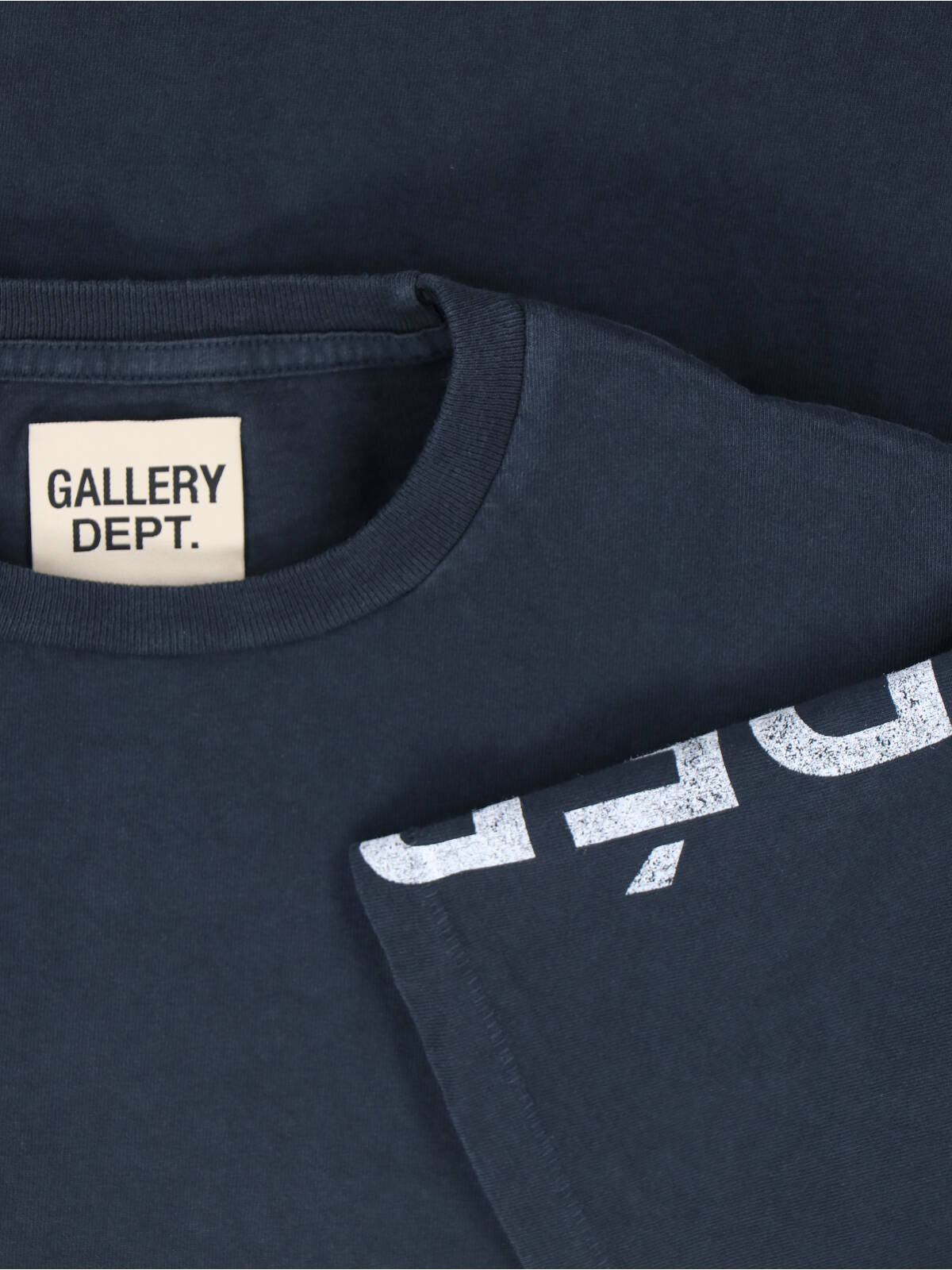 Black Contrasting Logo Cotton T-Shirt