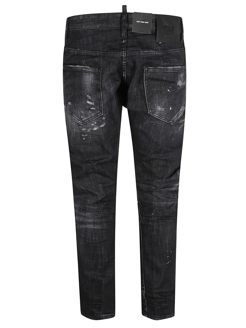 Slim Fit Black Denim Jeans