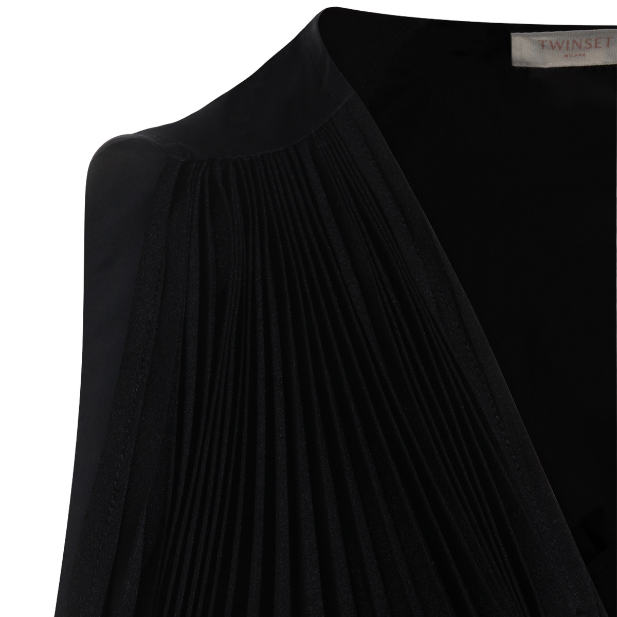 Fitted Midi Dress with Modest Neckline