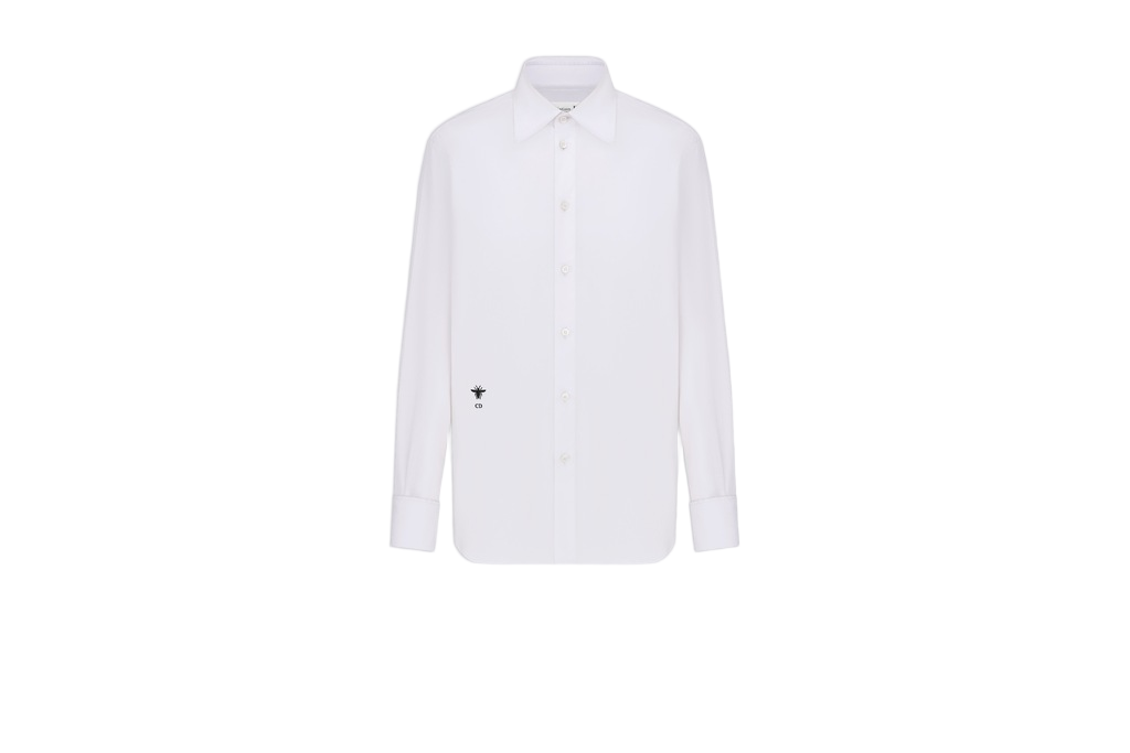 Long-Sleeved Minimalist Button-Down Shirt