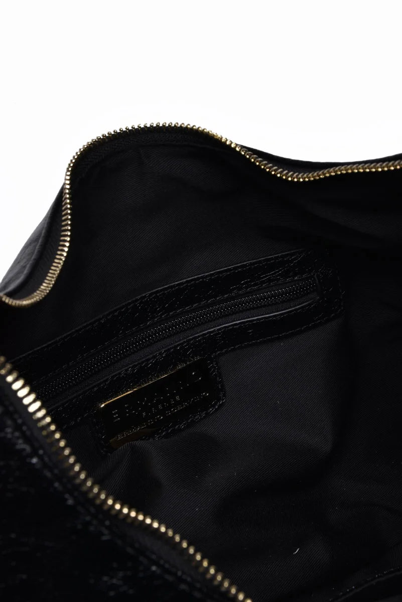 Teal Hobo Bag Medium - Black