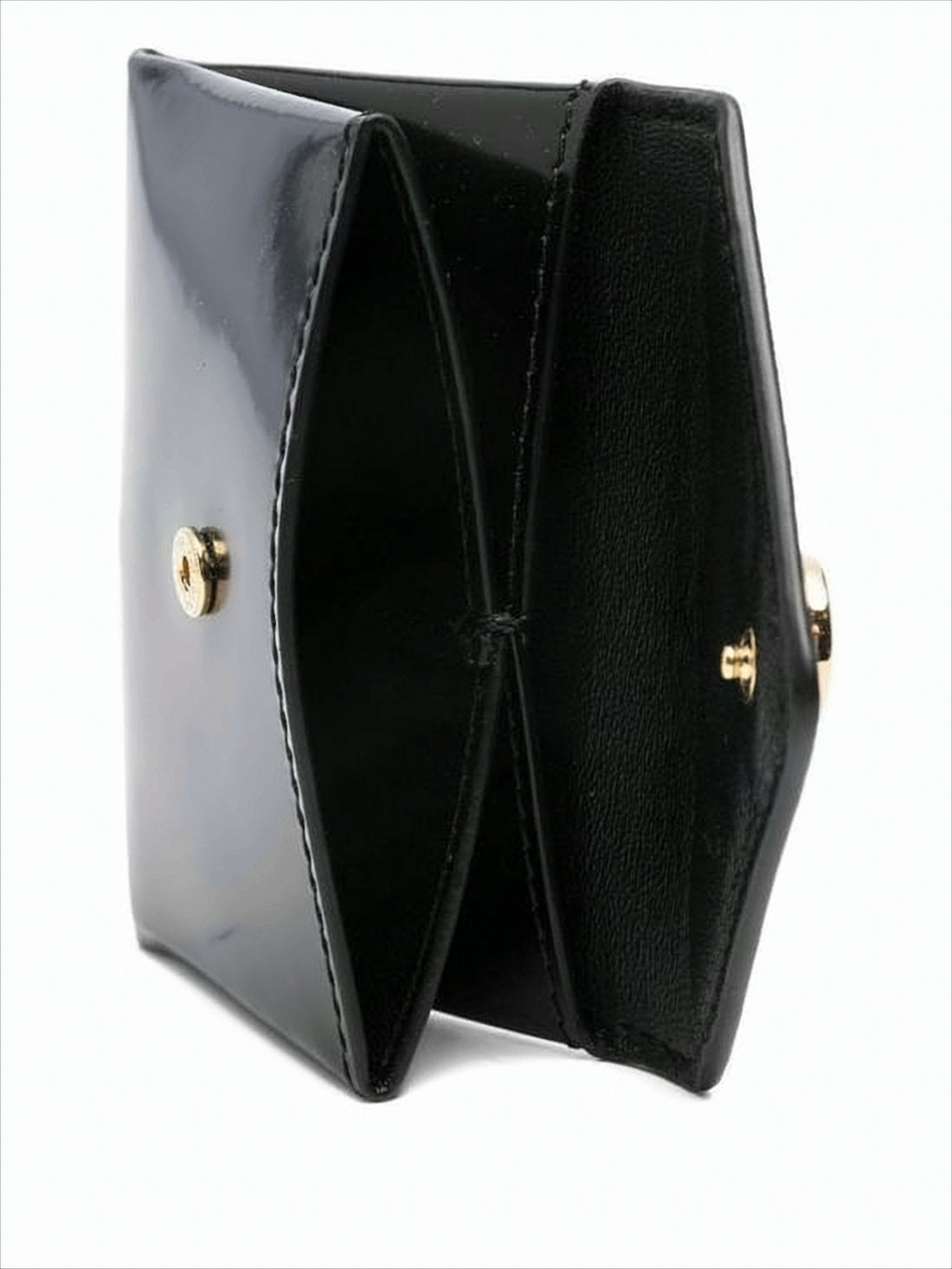 Envelope-Style Card Holder with Gold-Tone Clasp