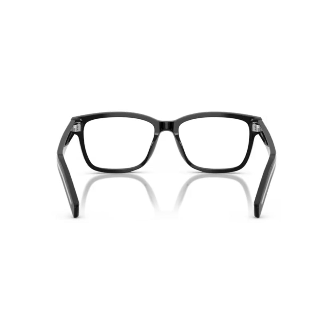 0pr B10v Bold Rectangular Black Acetate Eyeglasses