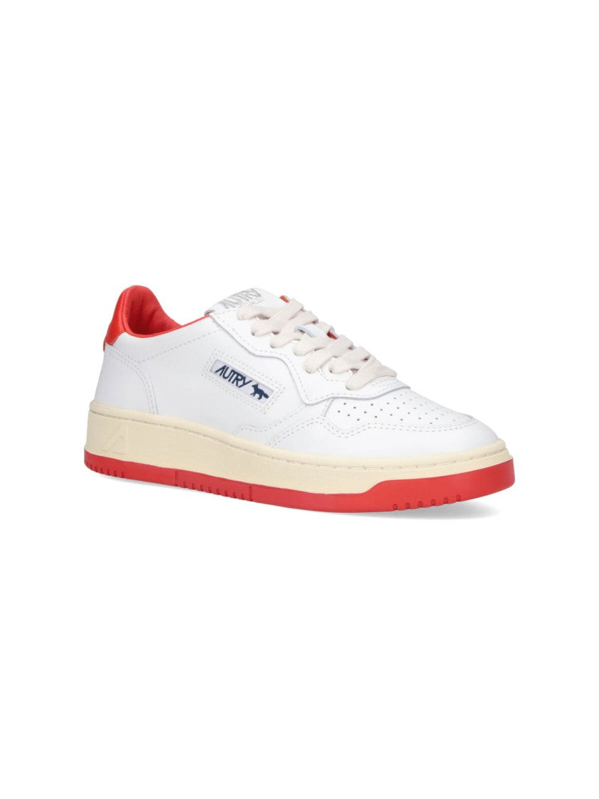 White Leather "Medialist" Sneakers