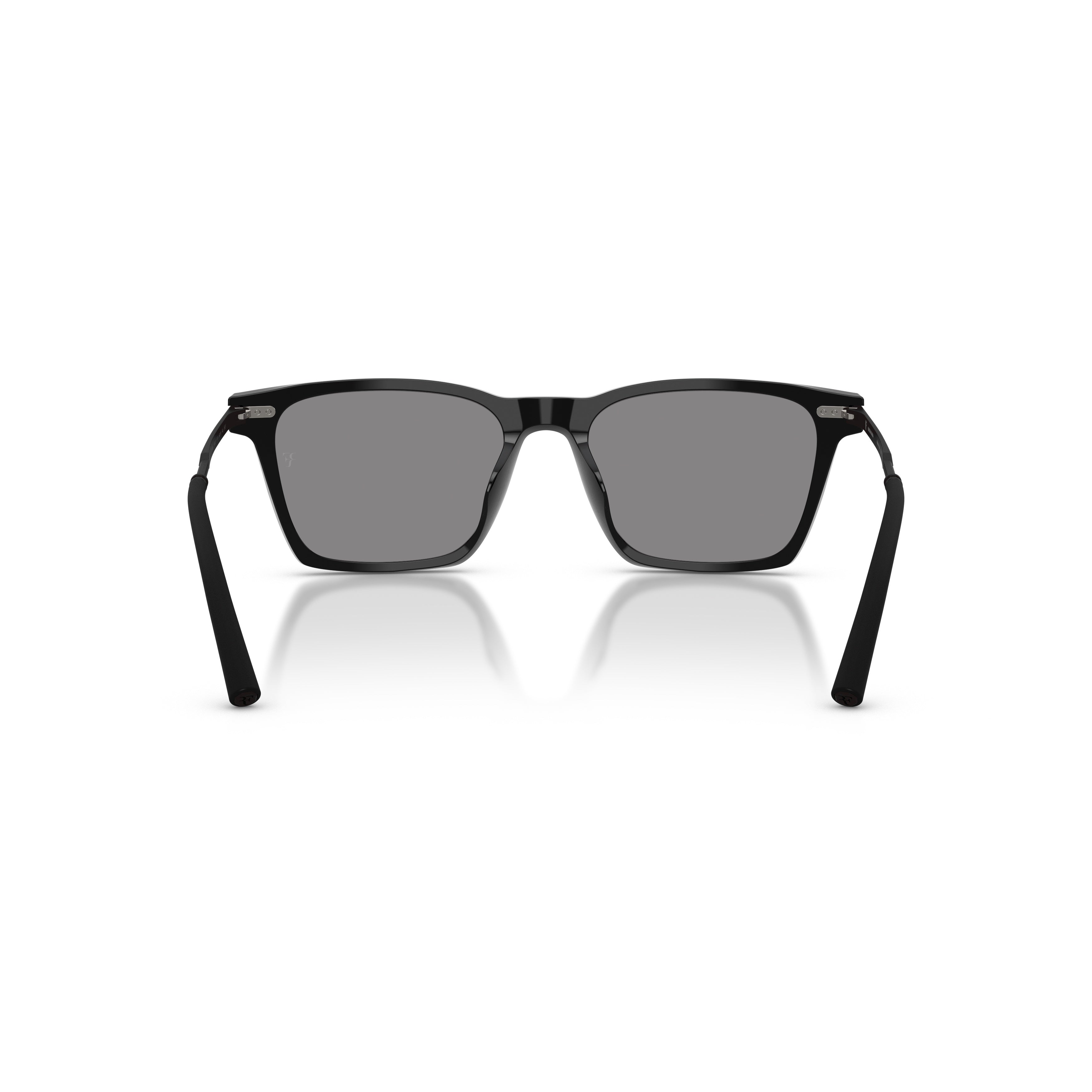 0ov5624su Sleek Rectangular Sunglasses with Glossy Acetate Front