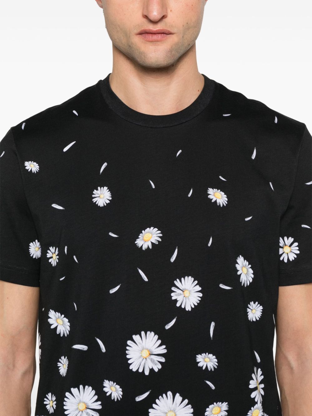 T-shirt z krótkim rękawem i okrągłym dekoltem