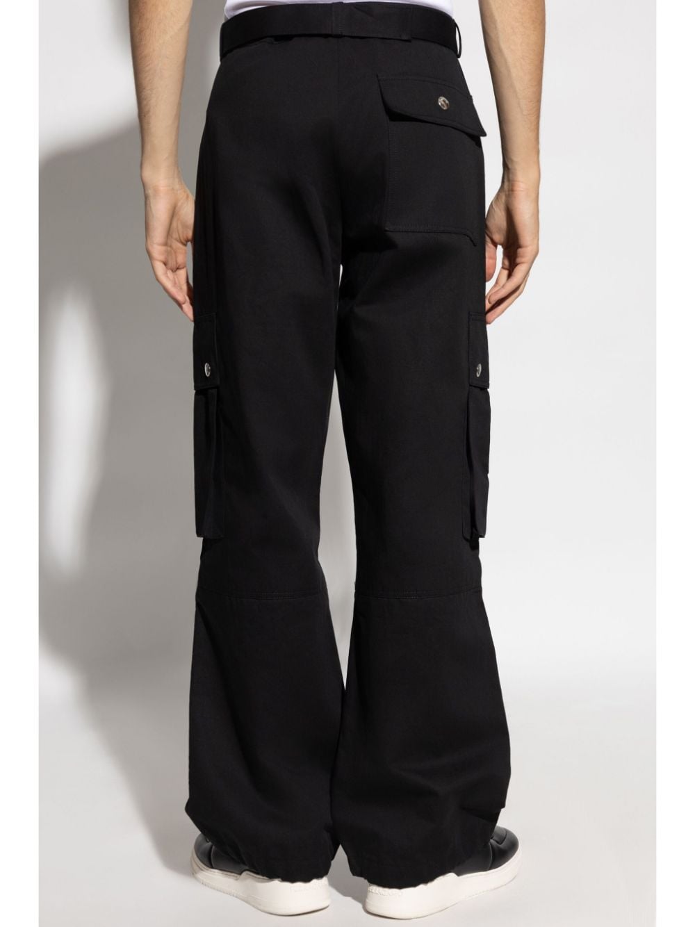 Cargo-Inspired Wide-Leg Trousers