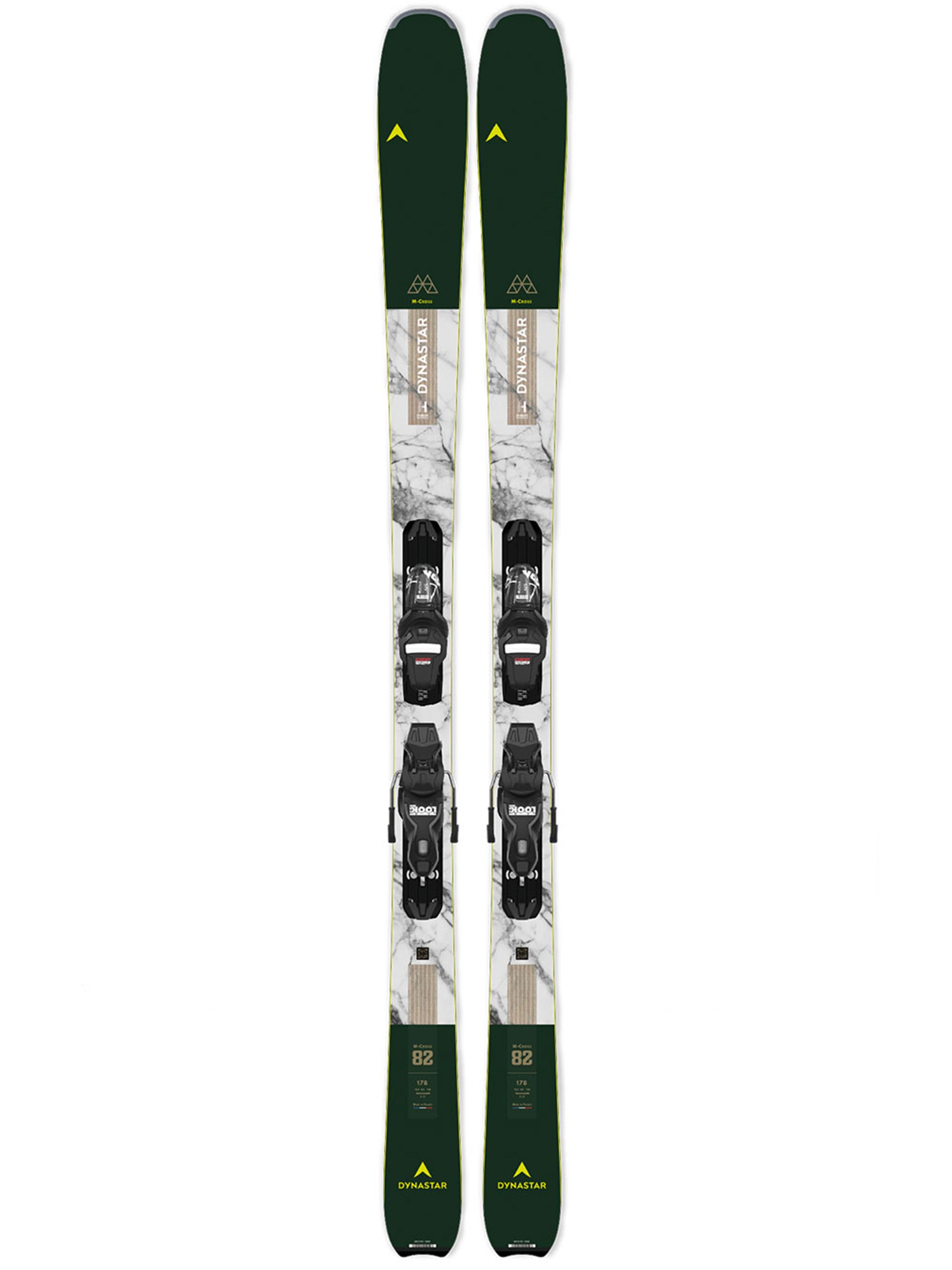 M Cross 82 Dark Green Skis
