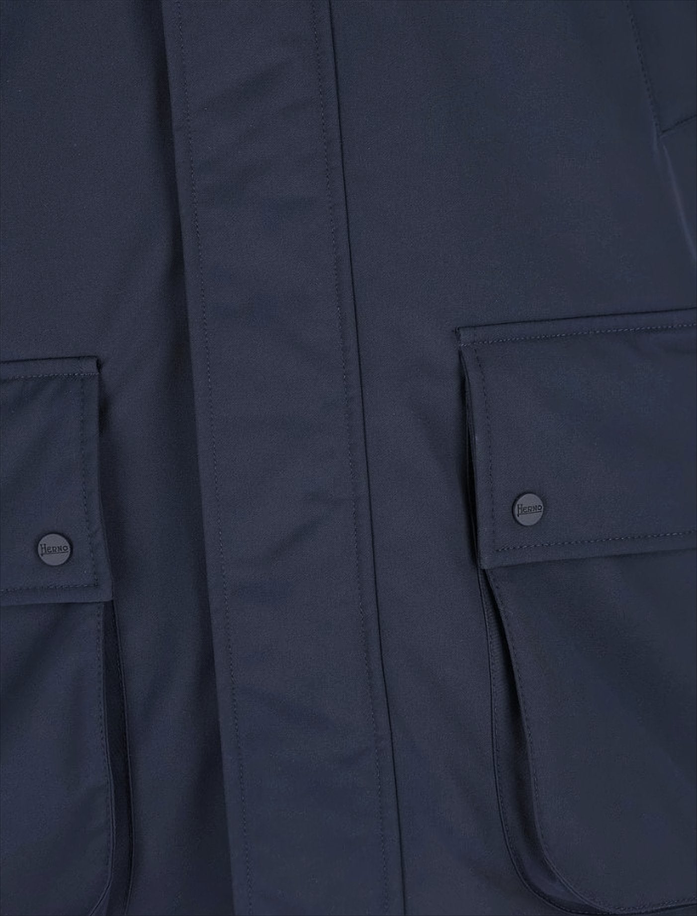 Classic Button And Zip Closure Jacket