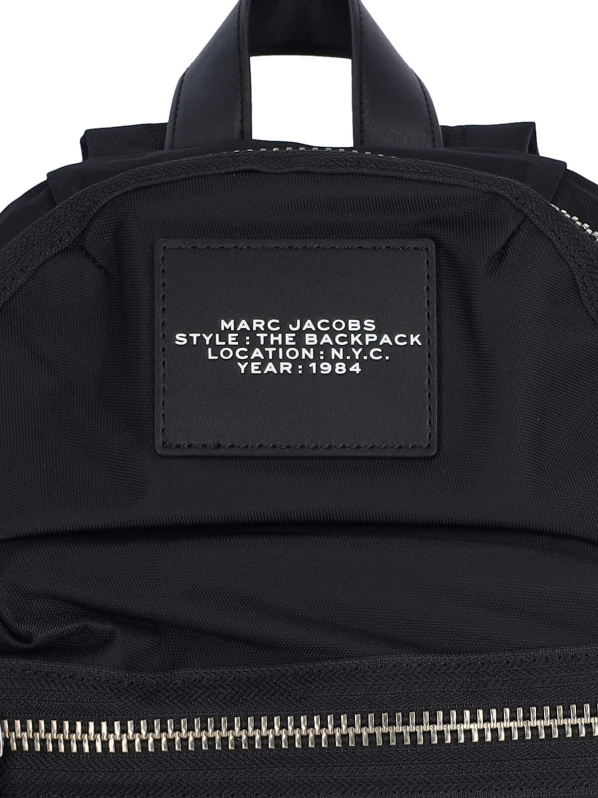Black The Biker Medium Nylon Backpack