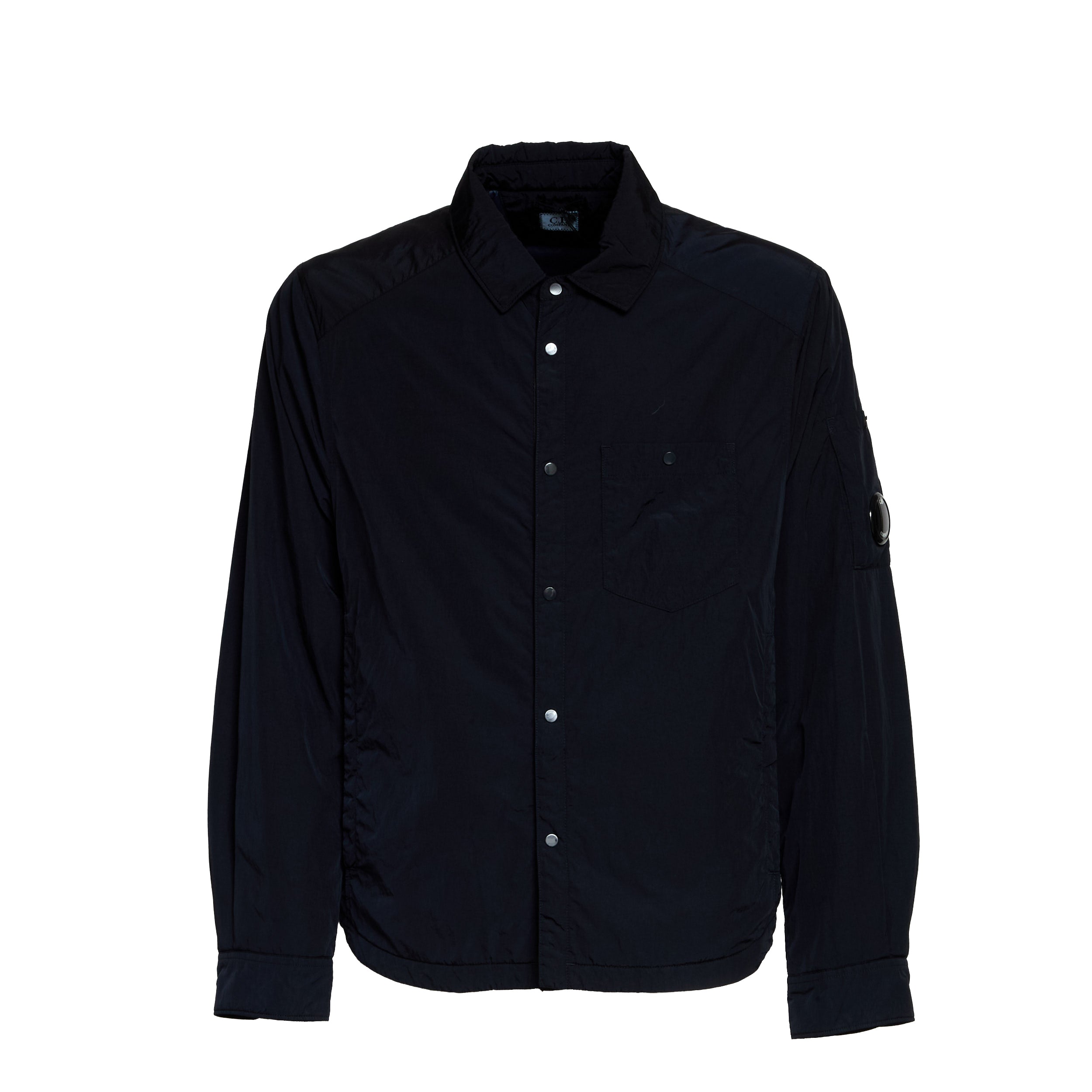 Chrome-R Lens Button Overshirt Padded