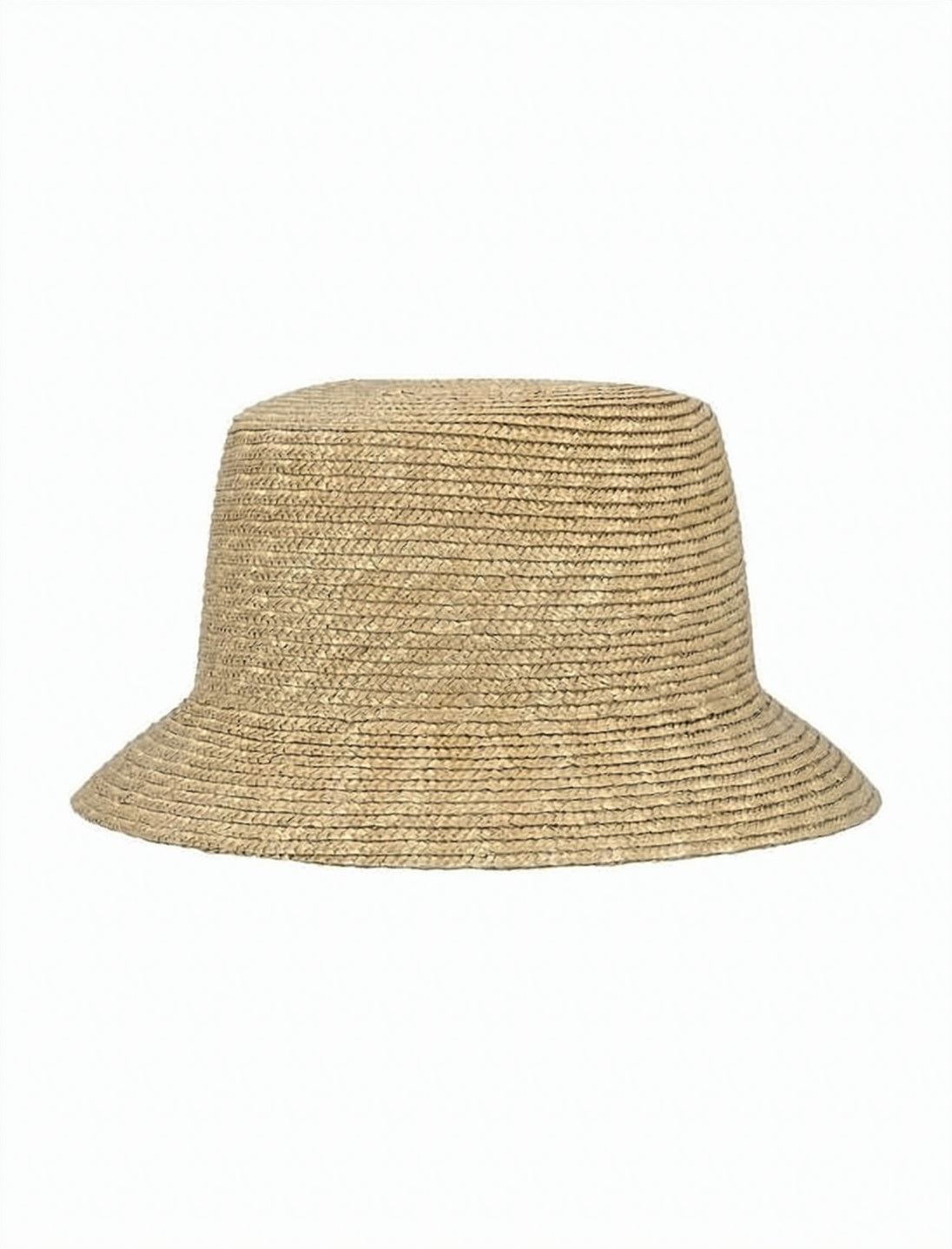 Neutrals Woven Cellulose Downward Sloping Brim Hat