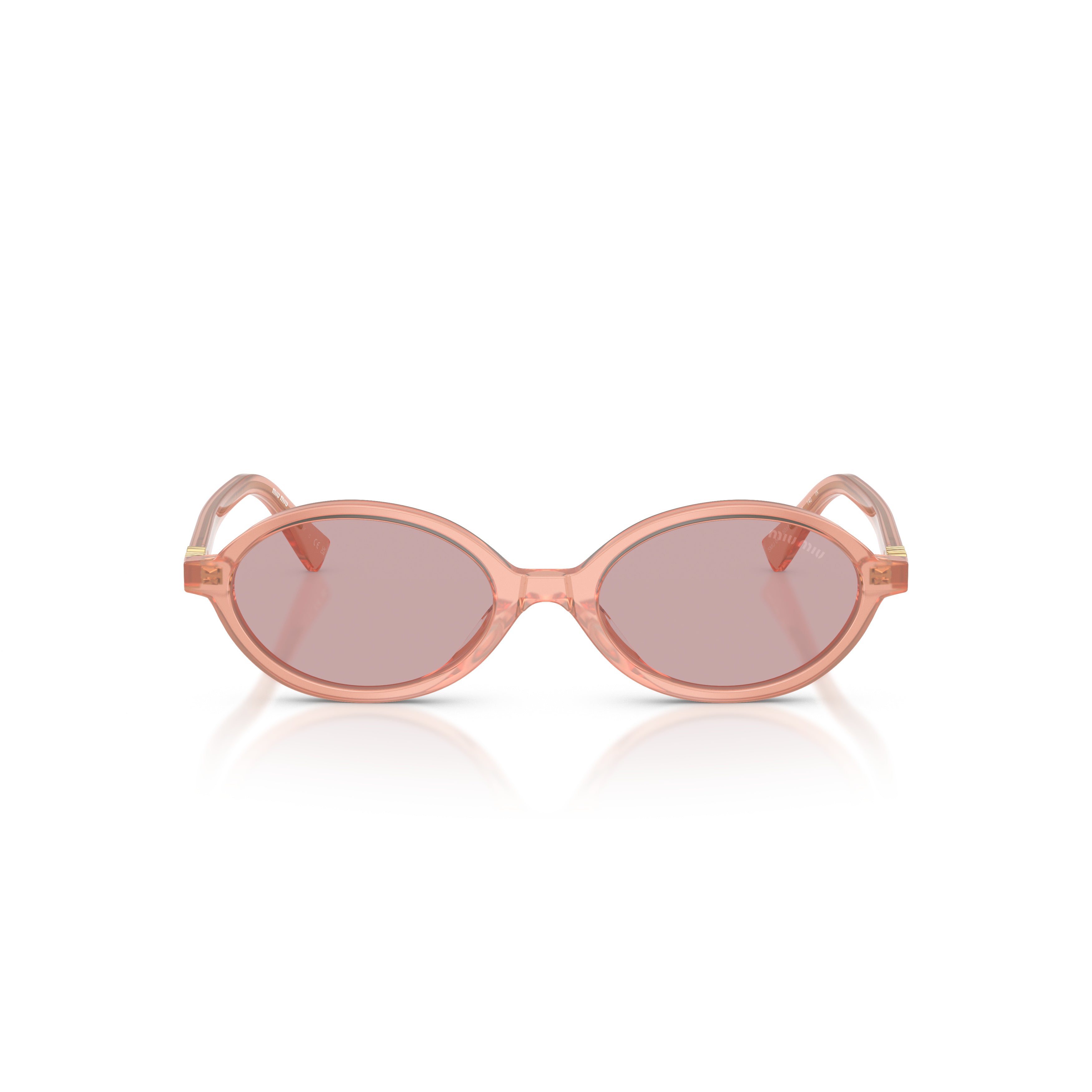 0mu 04zs Translucent Acetate Oval Sunglasses