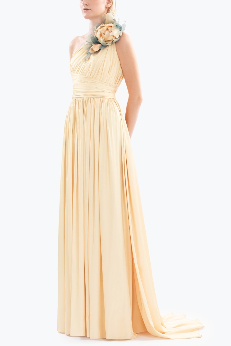 Long Coco Pleated Dress