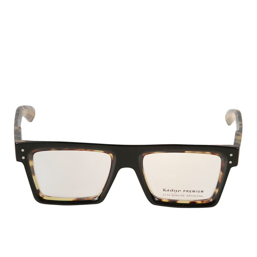 Premium 7 Tortoiseshell-Patterned Sunglasses with Bold Rectangular Frame