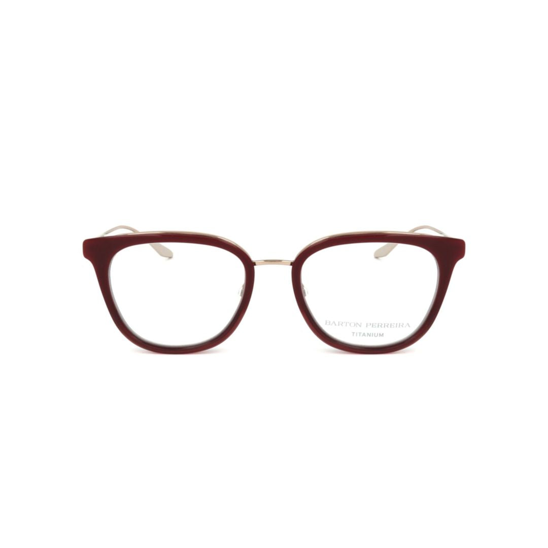 Bp5091 521sr Cat-Eye Eyeglasses with Burgundy Frame