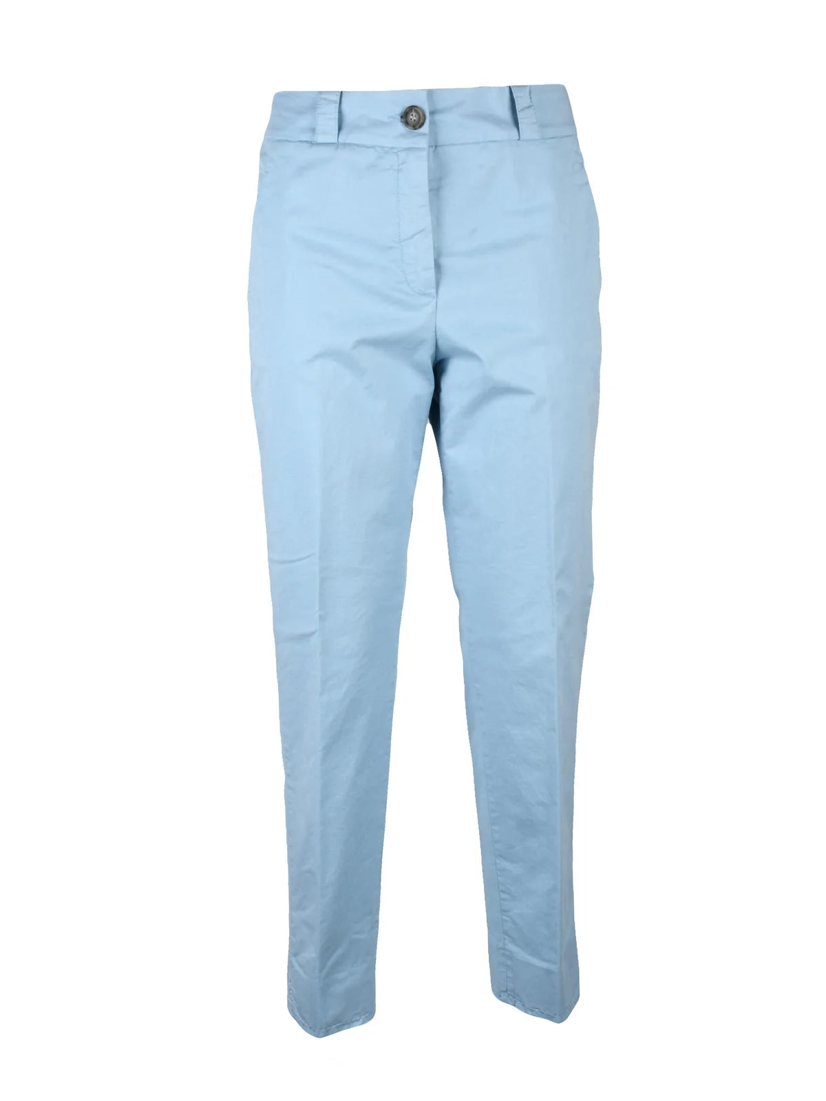 Peserico Easy Cotton Stretch Trousers - Light Blue
