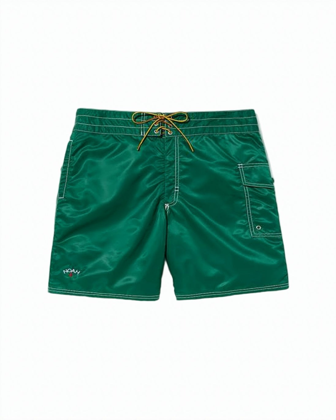 Smooth Nylon Shorts with Drawstring Waistband